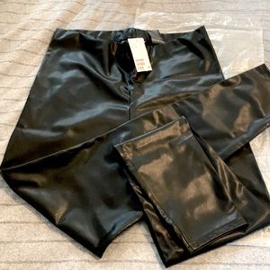 Leather Like H & M Pants